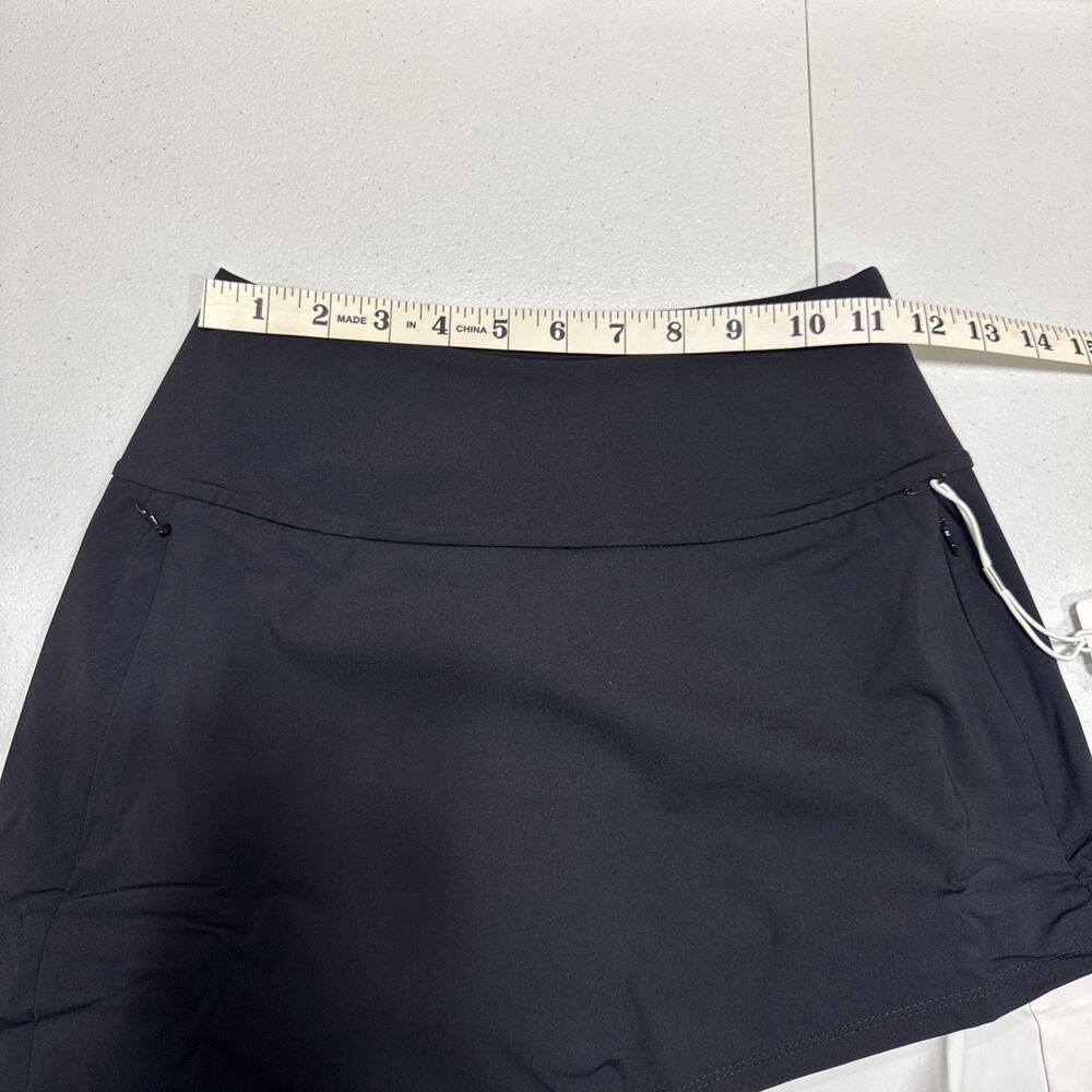 Kinona Wrap It Up Golf Tennis Athletic Skort Women Skirt XXS Black White Sports - Picture 9 of 11
